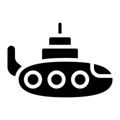 Submarine Solid Icon