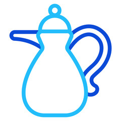 Tea kettle Duoline Icon