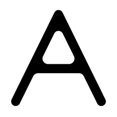 Typography Solid Icon