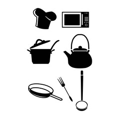 Cooking set icon