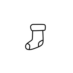 Christmas socks icon