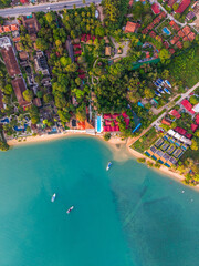 Views of Bo Phut Beach & resort in Koh Samui, Thailand