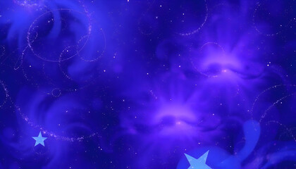 Magical Starry Night A Cosmic Dance of Light and Wonder