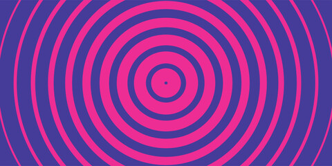 Abstract glowing lines on purple background. Modern fuchsia gradient curved lines. Geometric pattern. Dynamic shape. Futuristic concept. Suit for banner, brochure, cover, flyer, poster, booklet