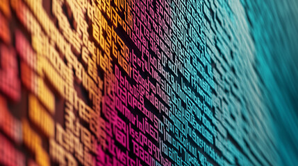 Colorful Patterns of Data Flow Illustrate Digital Interactions in a Dynamic and Abstract Manner