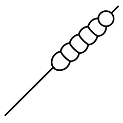 chopsticks isolated on white