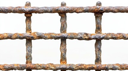 A metal cage set against a white background, symbolizing the concept of confinement and deterrence