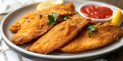 Delicious deep fried spiced catfish served hot, featuring a crispy exterior and flavorful seasoning, perfect for seafood lovers seeking a satisfying deep fried catfish experience.