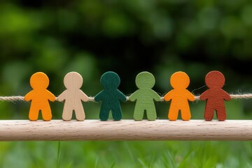 wellness concept. A family-friendly company event promoting bonding activities and shared wellness practices, wellness concept balance work-life balance, inclusive corporate initiative