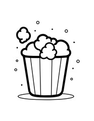 popcorn colorbook ,popcorn icon