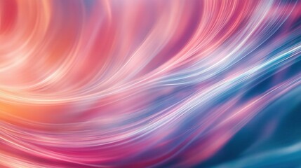Fototapeta premium Abstract light streaks in soft pastel colors, creating a sense of motion and flow.