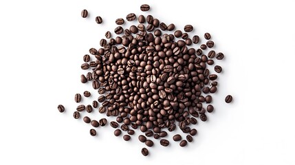 Roasted Coffee Beans Photo: Rich, Aromatic Closeup. AI Generated