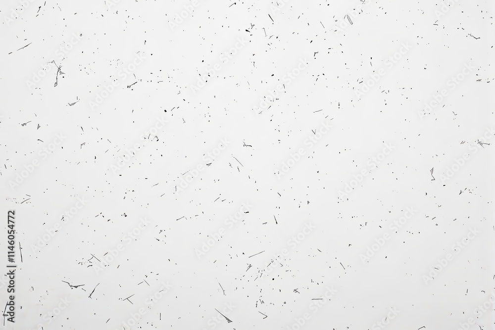 Poster Textured white background with speckles and fragments.