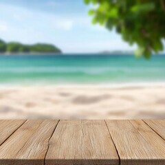 Fototapeta premium Relaxing Beach View Tropical Paradise Photography Sunny Day