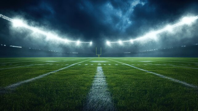 Night Football Field