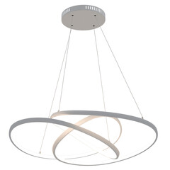 3d render chandelier pendant Ceiling Light with transparent background