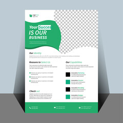 Creative Marketing Solution Flyer, modern flyer design template business flyer print ready file