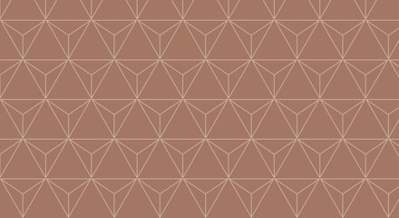Fototapeta premium Mocha mousse seamless luxury geometric pattern