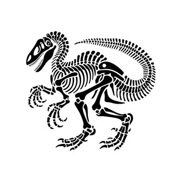 recommend clip art:  dinosaur skeleton fossil 