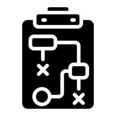 Business plan Solid Icon