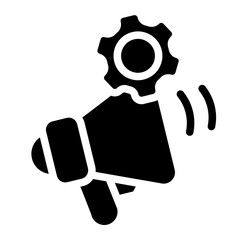 Campaign management Solid Icon