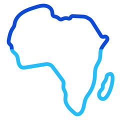 Continent Duoline Icon