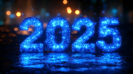 Glowing 2025: A Sparkling New Year's Eve Celebration