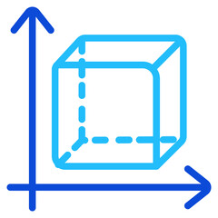 Cube Duoline Icon