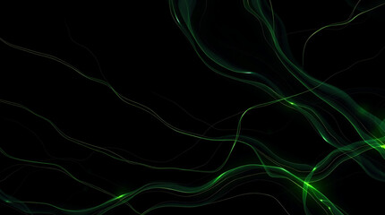 Fototapeta premium abstract green smoke background, abstract technology background, ppt copy space, copy space backgrounds