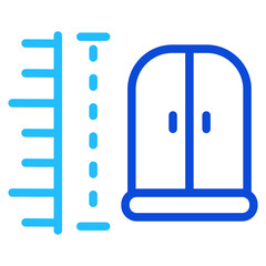 Door measurement Duoline Icon