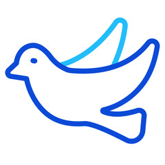 Dove Duoline Icon