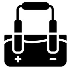 Electrolysis Solid Icon