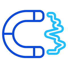 Electromagnetism Duoline Icon
