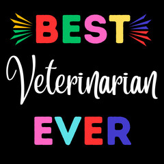 Best Ever Text Design with Heart Garland - Stylish Typography Art for Appreciation