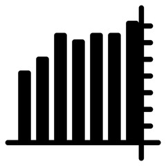 Histogram Solid Icon