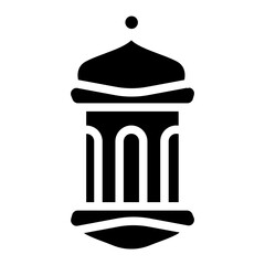 Lantern Solid Icon