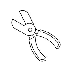 piler lineal icon with white background vector stock illustration