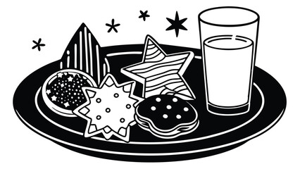  Christmas Cookies and Milk for Santa