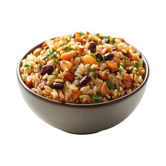 Spicy Apricot Rice Pilaf Isolated On Transparent Background 