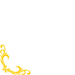 Carved Corner Border