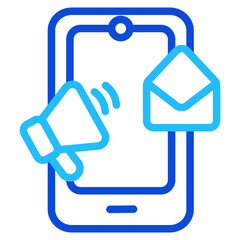 Mobile marketing Duoline Icon