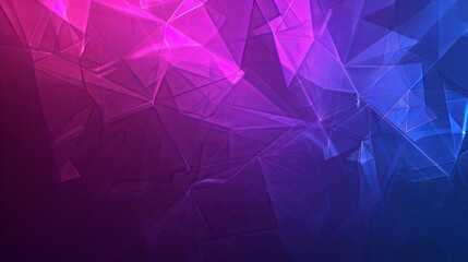 Obraz premium Abstract futuristic geometric polygonal connection pattern design with a science fiction theme and technological innovation concept.