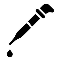Pipette Solid Icon