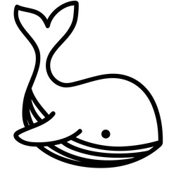 Illustration of a whale