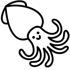 Illustration of a octopus