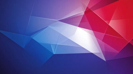 Obraz premium Abstract geometric shapes create vibrant and dynamic background