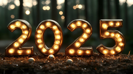 Illuminated 2025: Festive New Year's Eve Countdown in Forest