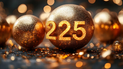 Golden Ornaments Sparkle: 225 Festive Celebration