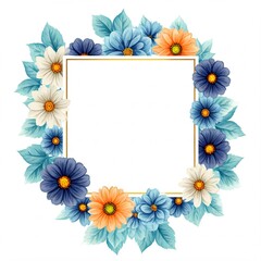 Obraz premium frame of flowers