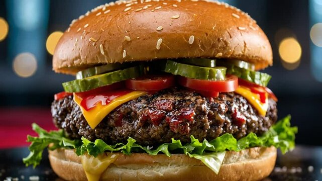 burger king food close up